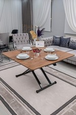 Walnut Covered,Smart Convertible Table, Adjustable height table, Adaptable Table