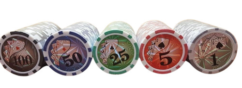 100 numbered poker roulette - 100, x