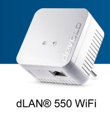 devolo dLAN 550 WiFi Powerline Adapter 500 Mbps 9622 Network Adapter Extender