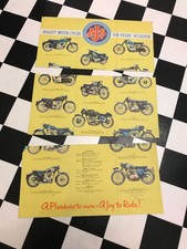 Ajs original sales brochure 1960 14 8 16 18 7r 18 20 30 31  csr MATCHLESS