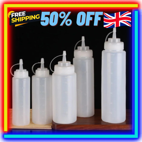 24oz plastic clear squeeze - 8-24oz,