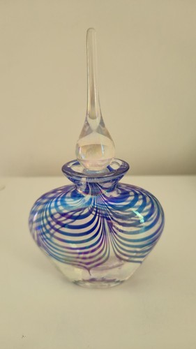 Vtg art glass perfume - glass,