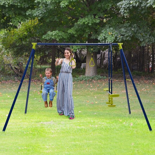 Kids swing set metal frame - kids,