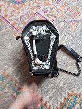 Coffin Shaped Backpack Gothic