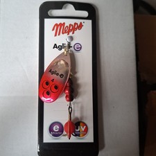 pack of 5 Mepps Aglia e-Brite size 5 red 