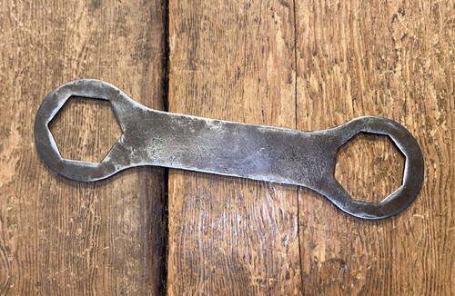 Vintage hub nut spanner wrench - nut,