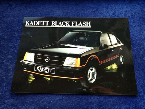 Opel kadett black flash - d,