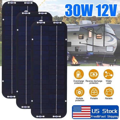 30w solar panel 12v trickle - panel,
