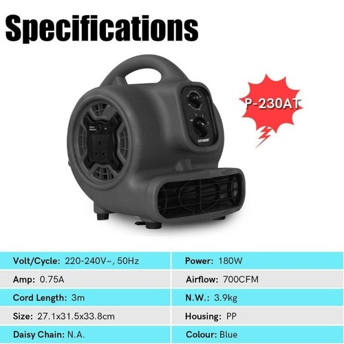 Xpower 230at black - p-230at,