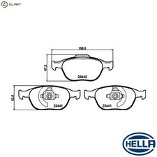 BRAKE PAD SET DISC BRAKE 8DB