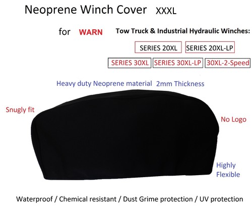Neoprene winch cover - neoprene, for