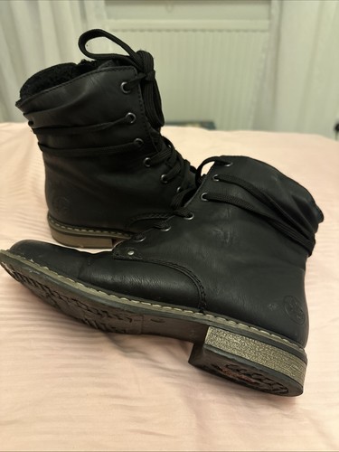 Ladies rieker black boots - rieker,