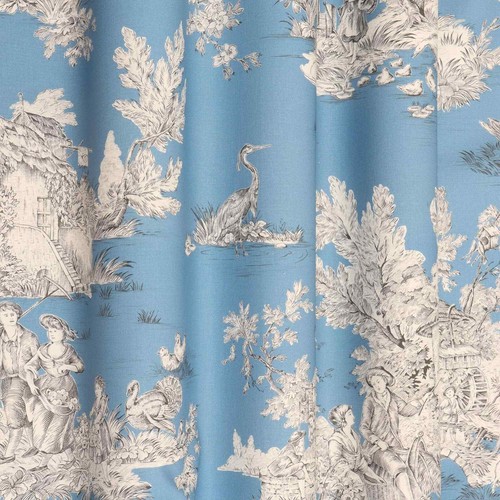 Pastorale toile jouy - de, blue