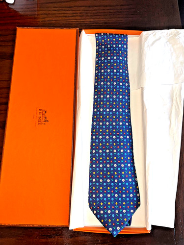Hermes 100 vintage silk tie - hermes,