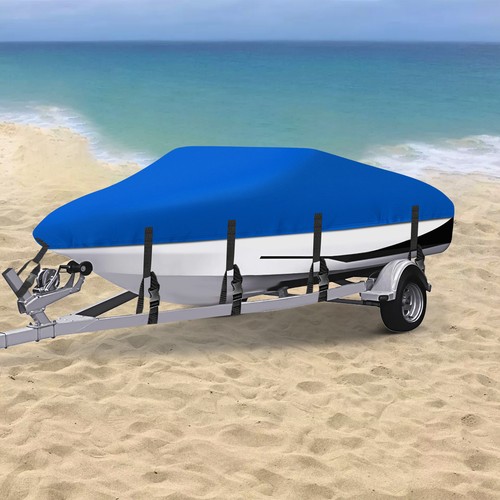 Blue 17ft 19ft boat cover - boat,