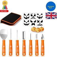 Halloween Pumpkin Carving Kit Set, 7Pcs Professional Pumpkin Carving Tools