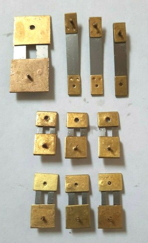 10x assorted brass clock - 10x,
