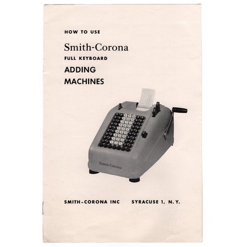 Repro smith corona adding - repro,