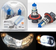 Nokya 5000K White 9008 H13 Nok8027 100/90W Two Bulbs Head Light Replacement ATV