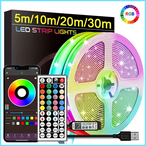 Rgb led strip lights 10m - strip,