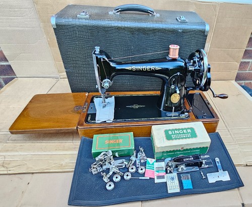Singer 201k hand crank - singer,