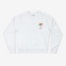 Maison Kitsune x The Webster Sweatshirt Size S White Cotton Graphic Unisex