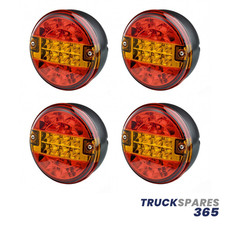 4x Genuine Trucklite Rubbolite