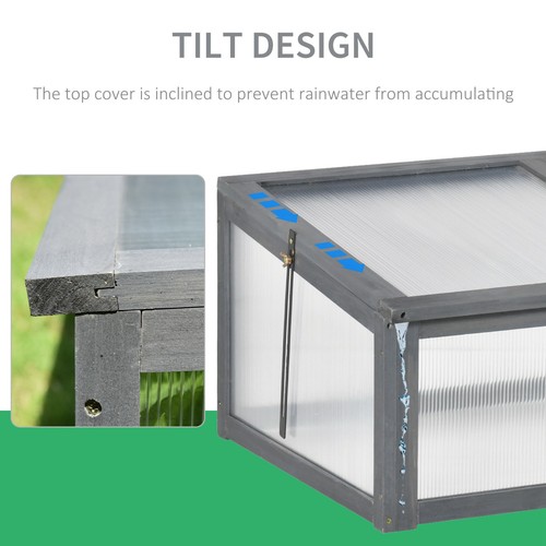 Mini wooden greenhouse cold - mini,