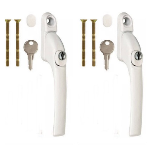 Pair white locking - (u),