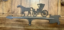 Cast Iron Horse and Carriage