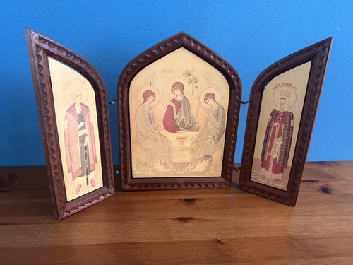 Vintage wooden orthodox - vintage,