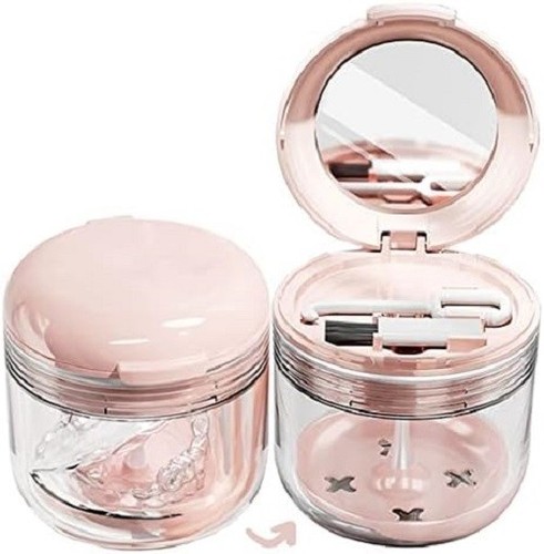 Retainer case denture bath - case,,