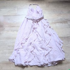 Vera Wang lilac Lavender Purple long Maxi formal dress size 16 Bridalmaid