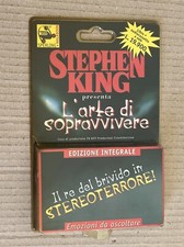 Stephen King L'ARTE DI SOPRAVVIVERE - Sperling 1997 audiocassetta mc audiolibro