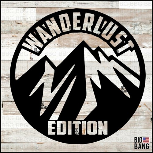 Wonderlust edition decal - edition,