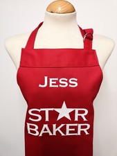 Red Adult medium Apron *