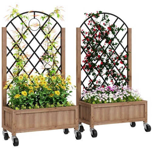 Outsunny pack wooden - outsunny, of