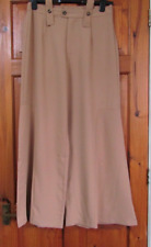 mod / northern soul high waist wide leg braces trousers size 16 ( IK10 )