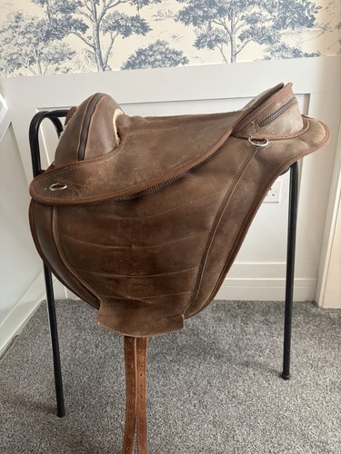 Brown leather treeless - brown,