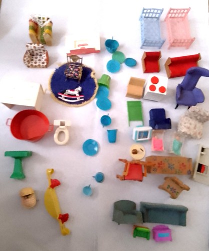 Dolls house furniture vintage - dolls,