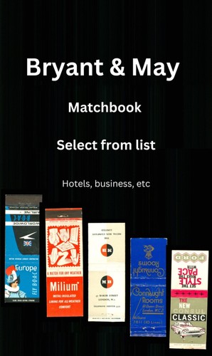 Bryant may matchbook - bryant,