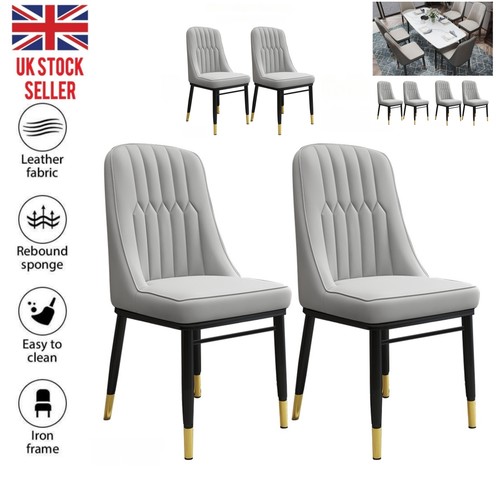 4pcs faux leather - leather, dining
