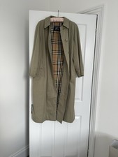 Burberry Green Trench Coat