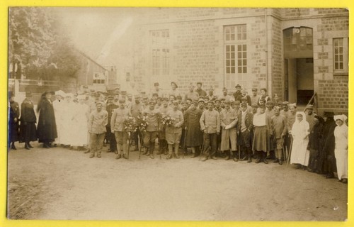 Old postcard post - , france