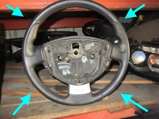 RENAULT CLIO V6 172 182 RS GENUINE ORIGINAL LEATHER STEERING WHEEL ULTRA RARE