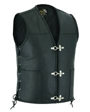 Bikers Fish Hook Vest Leather