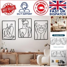 Elegant 3-Piece Metal Wall Art