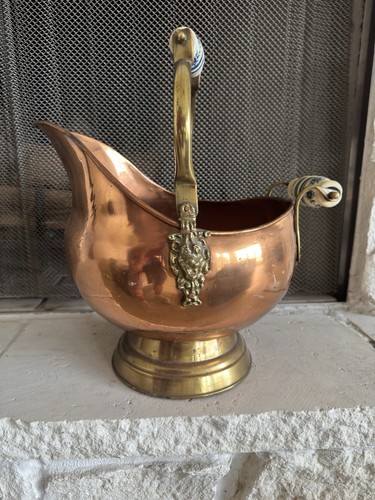 Copper brass coal - coal/ash, scuttle