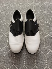 Ladies Footjoy AQL Golf Shoes - Size 7 - White with Blue - Only worn once. 