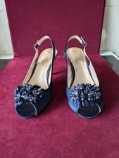 Lunar Elegance Womens FLR081 SABRINA SHOE  BlUE Size 6 EUR 39 NEW BOXED RRP £45